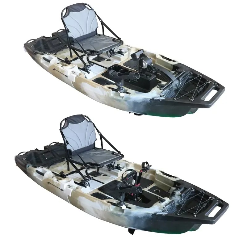 8ft Modular Single Seat Fin Pe - огляд і ціна Fishing Kayak Pedal Drive
